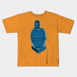 Comic-Style Barrel Man: Filipino Iconic Art Kids T-Shirt
